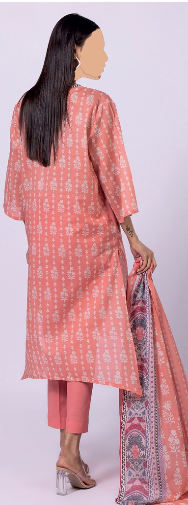 Khadi 3Pc Printed Lawn Suit-ALA230426A