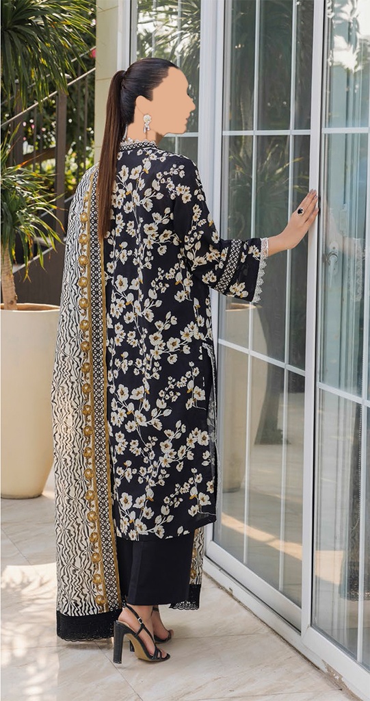 GulAhmed 3Pc Printed Lawn Suit-SD42009