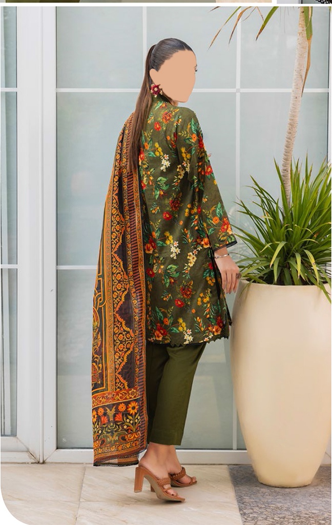 GulAhmed 3Pc Printed Lawn Suit-SD42042