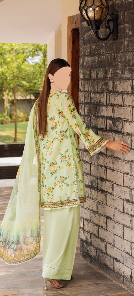 GulAhmed 3Pc Printed Lawn Suit-SD42019