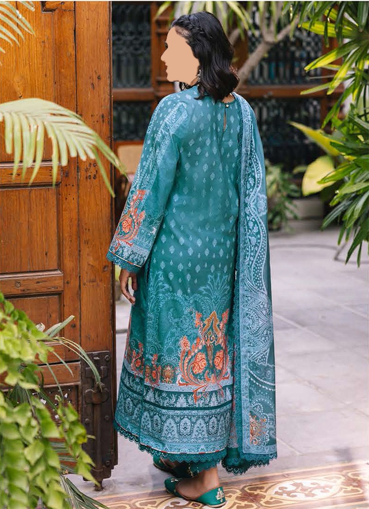 Asim Jofa 3Pc Printed Lawn Unstitched Suit-AJGB18