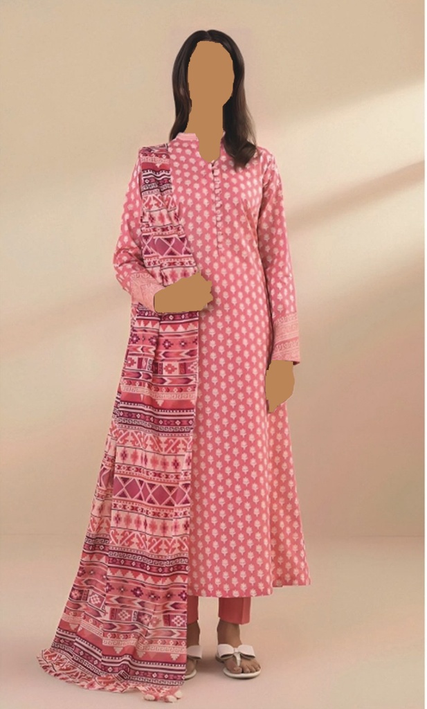 Sapphire 3Pc Printed Lawn Suit-V3D5