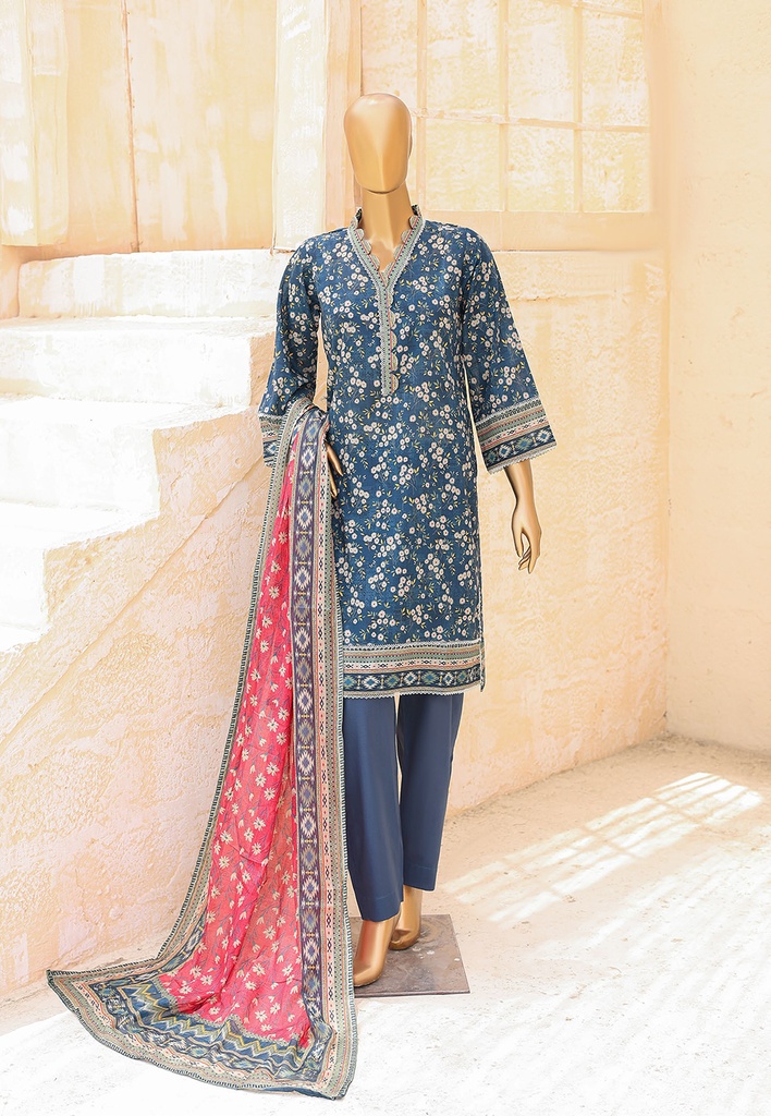 Riwayat 3Pc Printed Lawn Suit-V10D1