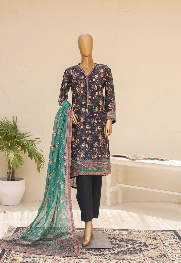 Riwayat 3Pc Printed Lawn Suit-V10D9