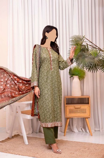 Edenrobe 3Pc Printed Lawn Suit-ER-Allure-10