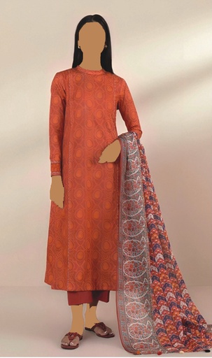 Sapphire 3Pc Printed Lawn Suit-V3D8