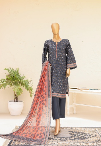 Riwayat 3Pc Printed Lawn Suit-V10D4