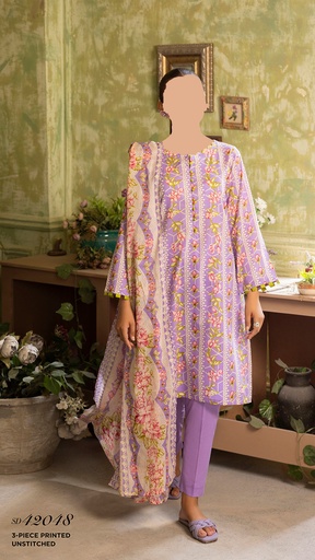 GulAhmed 3Pc Printed Lawn Suit-SD42048