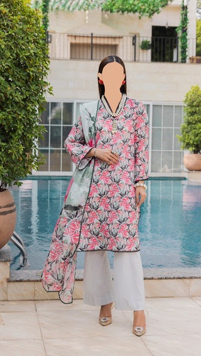 GulAhmed 3Pc Printed Lawn Suit-SD42052