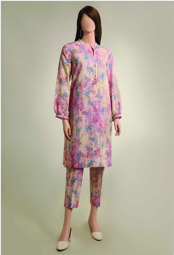 Saya 2Pc Allover Digital Printed Khaddar U07-23165-35B