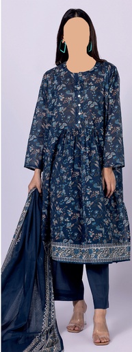 Khadi 3Pc Printed Lawn Suit-ALA230425A